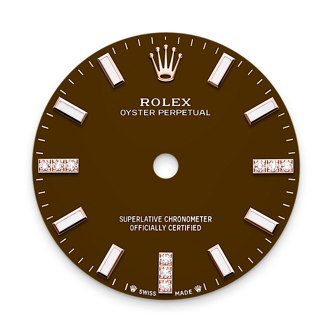 Brown stone dial