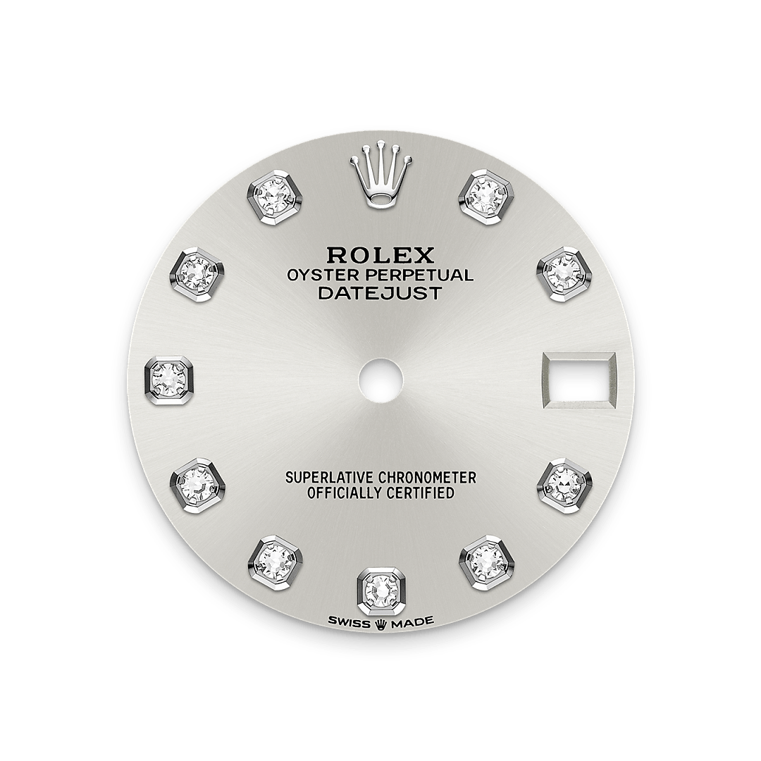 Silver dial