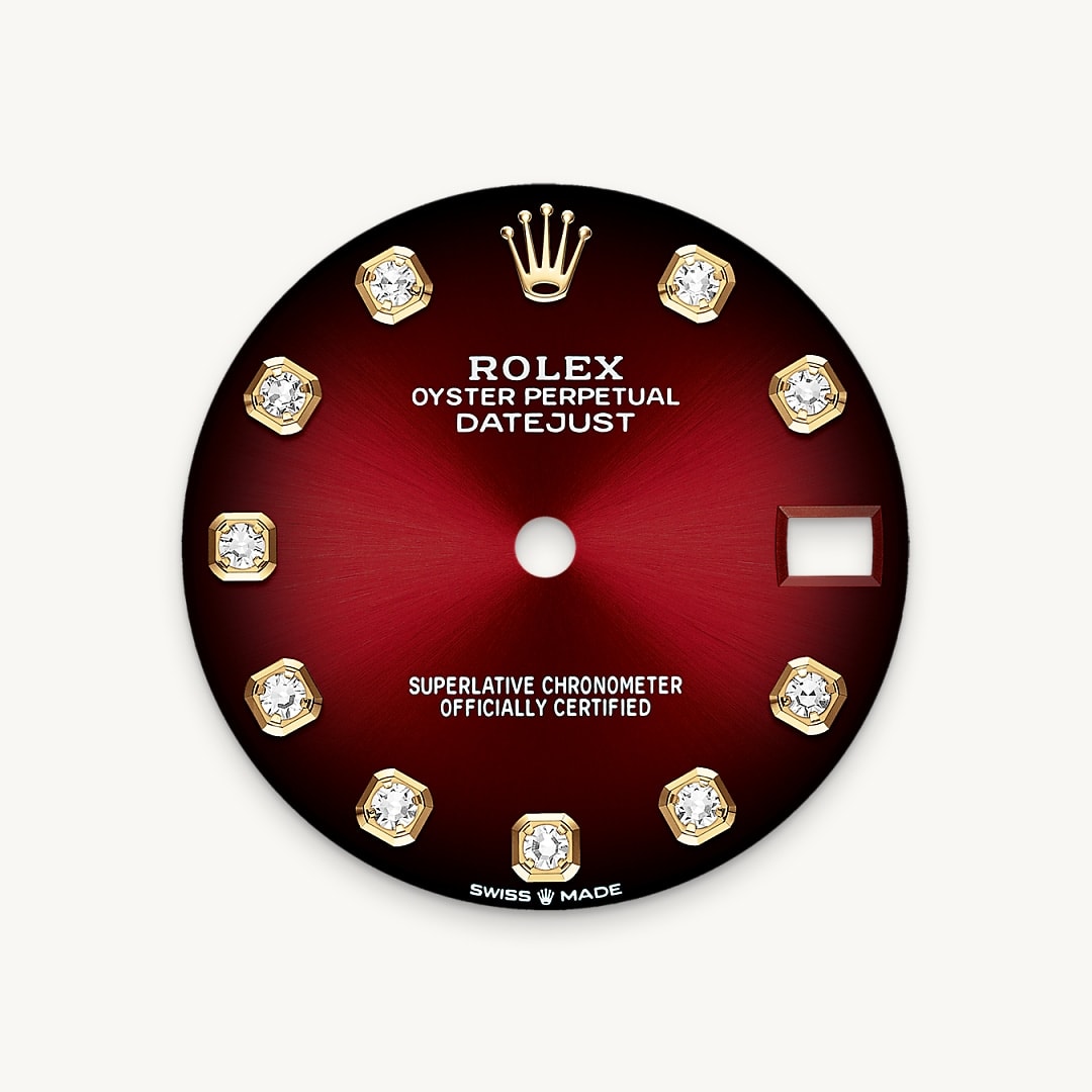 Red ombré dial