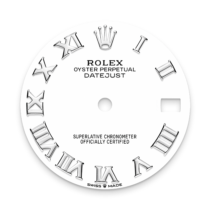 White dial