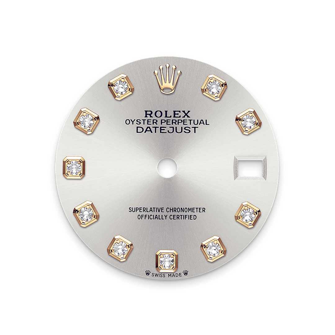 Silver dial