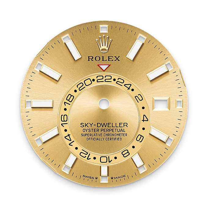 Champagne-colour dial