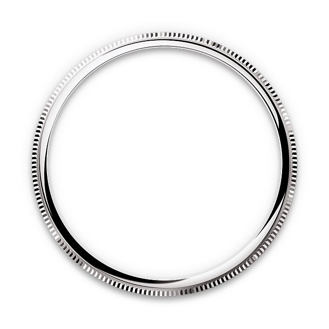 Domed and fluted bezel