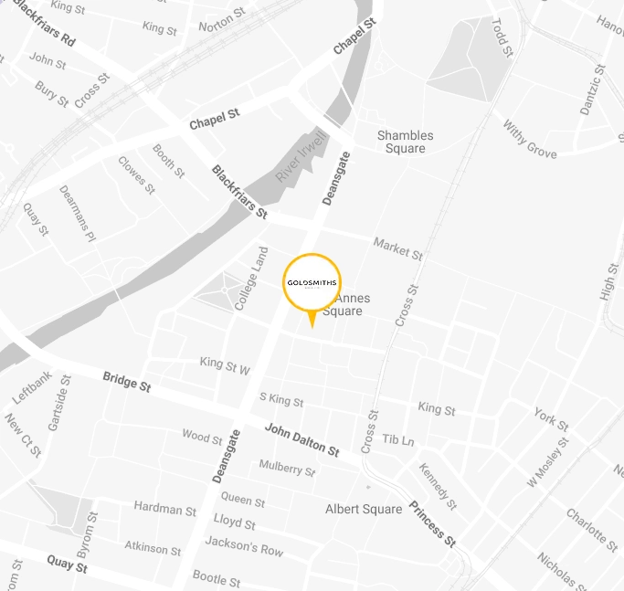 Map showing location of St Ann's showroom